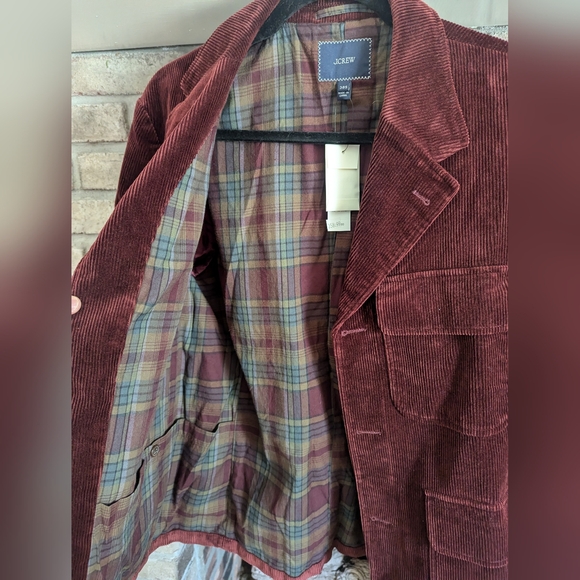 NWT JCrew Flannel-lined chore blazer in Italian cotton corduroy - size 38S - Picture 12 of 16